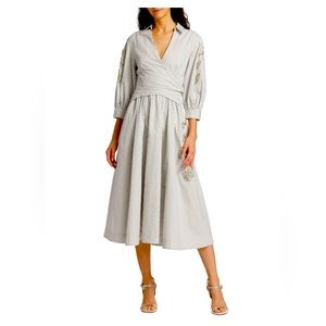 Cinq a Sept Camron Crystal-Embellished Midi-Dress